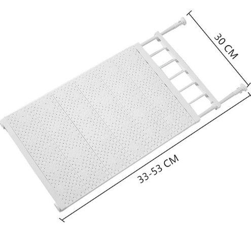 Adjustable Wall-Mounted Kitchen Storage Rack