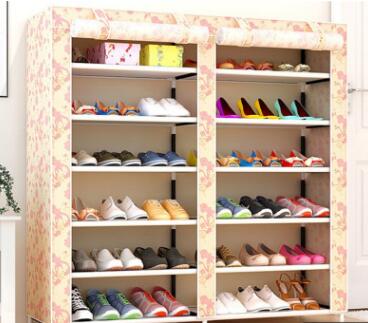 Thick Fabric Shoe Organizer Shelves for Home Furniture