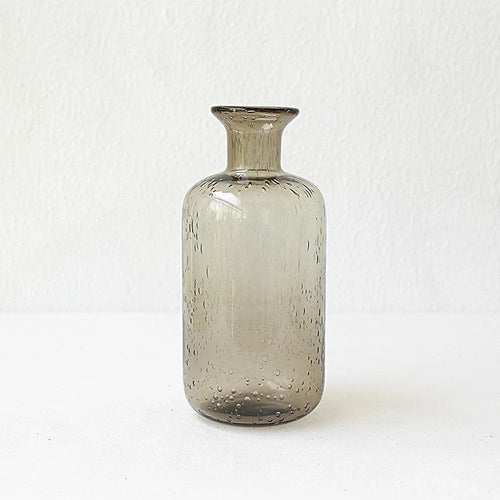Aesthetic Clear Bubble Glass Flower Vase