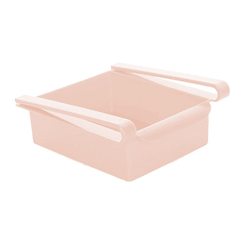Hanging Plastic Refrigerator Shelf Storage Rack