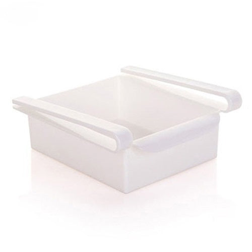 Hanging Plastic Refrigerator Shelf Storage Rack