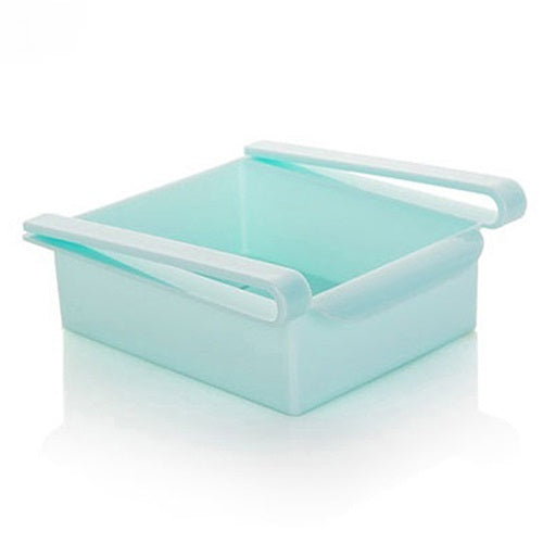 Hanging Plastic Refrigerator Shelf Storage Rack