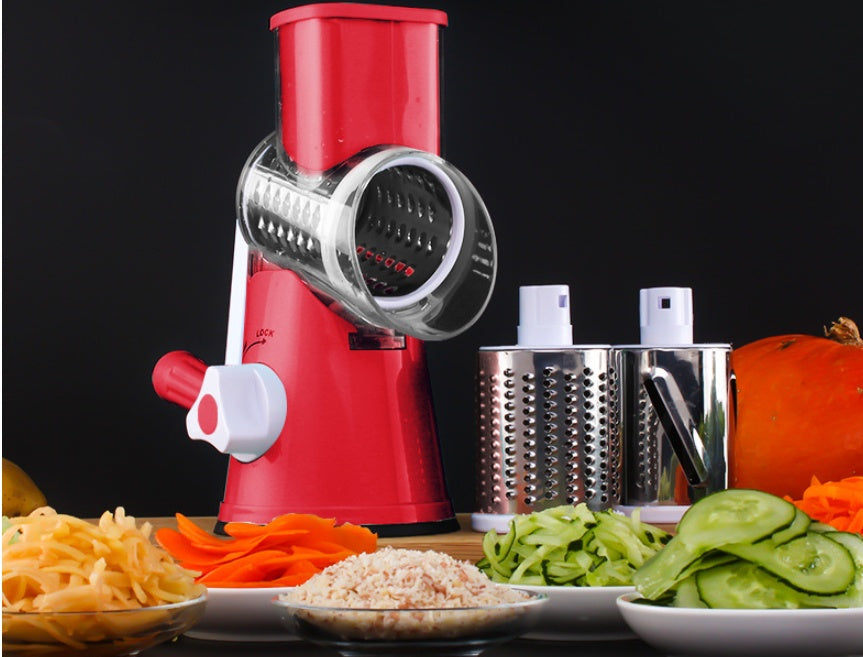 Round Mandoline Slicer: Potato Julienne & Vegetable Cutter