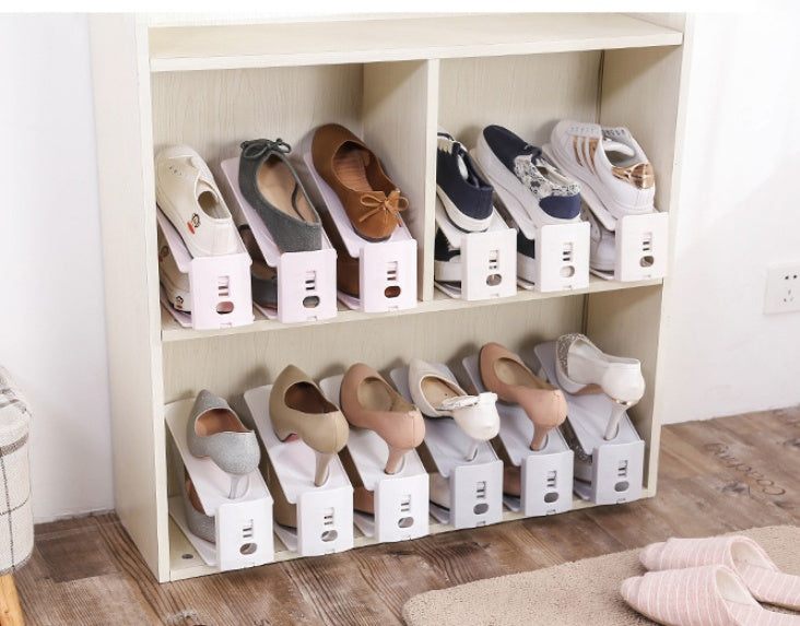 Multi-Tier Shoe Storage Rack Organizer Shelf