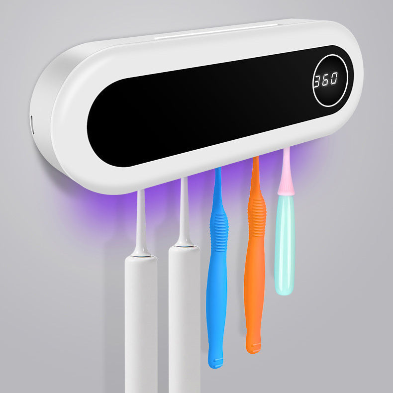 Smart UV Sterilizer Toothbrush Holder & Toothpaste Dispenser