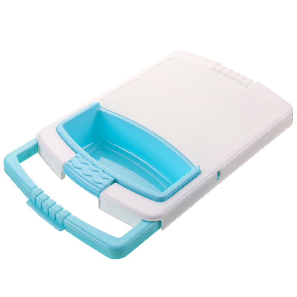 Multifunctional Plastic Chopping Board with Strainer