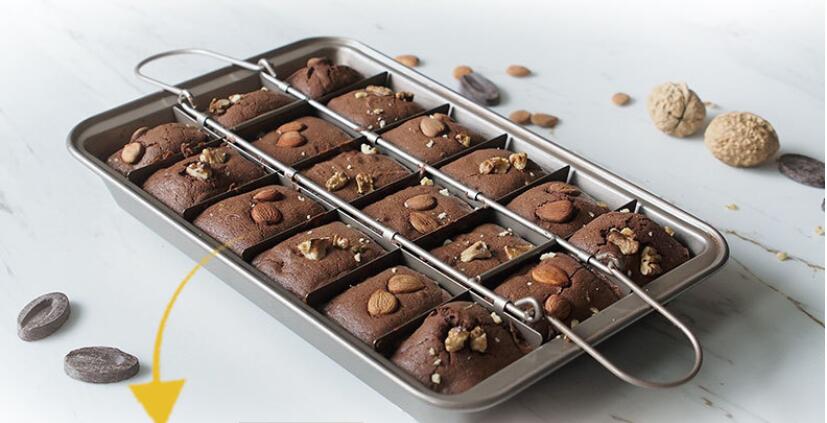 Non-Stick Square Brownie Cake Baking Pan