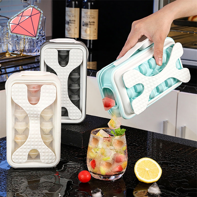 Creative Ice Ball Diamond Curling Ice Maker Kitchen Gadget