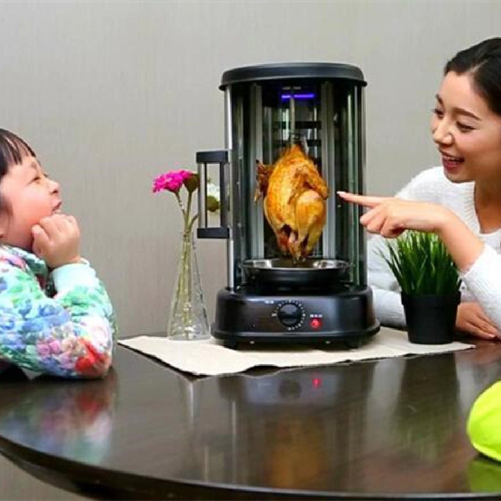 Indoor Electric Smokeless Rotisserie & Skewer Stove