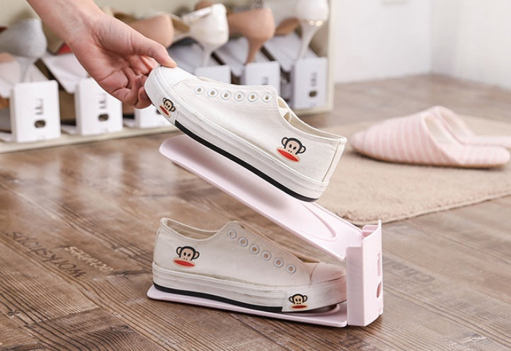 Multi-Tier Shoe Storage Rack Organizer Shelf