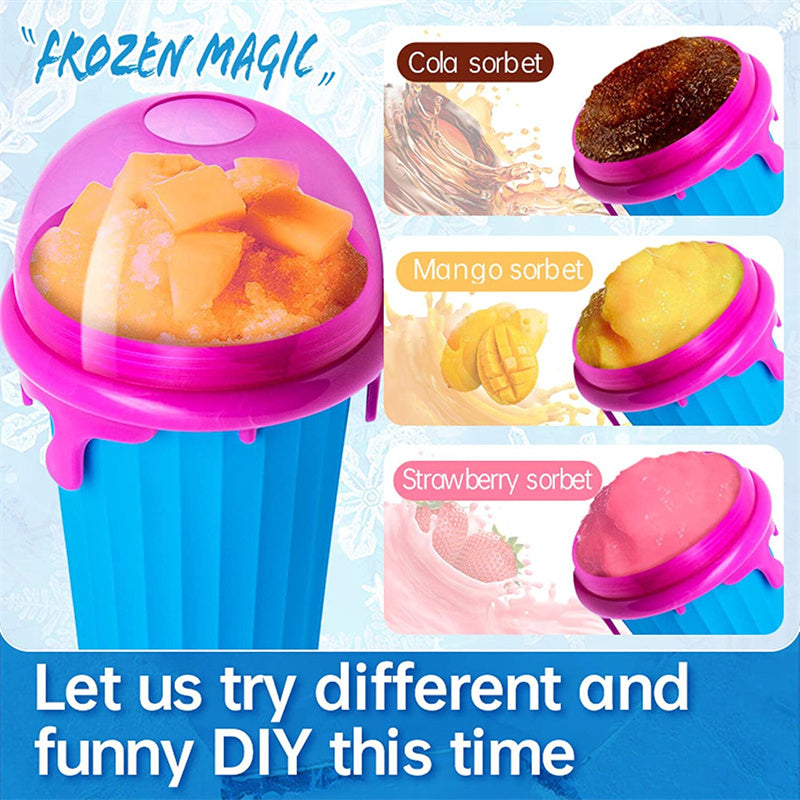 500ml Quick-Frozen Squeeze Slushy Maker Cup