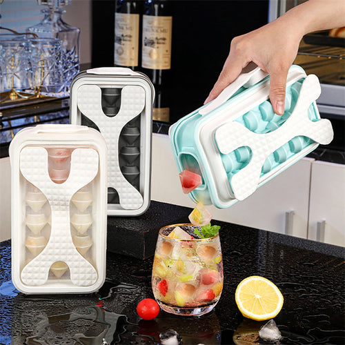 Creative Ice Ball Diamond Curling Ice Maker Kitchen Gadget