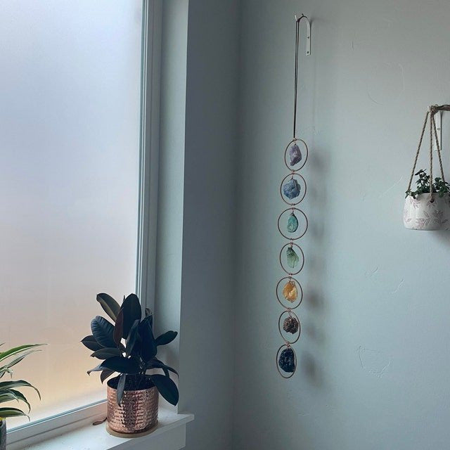 Natural Crystal Gemstone Wall Decor Art
