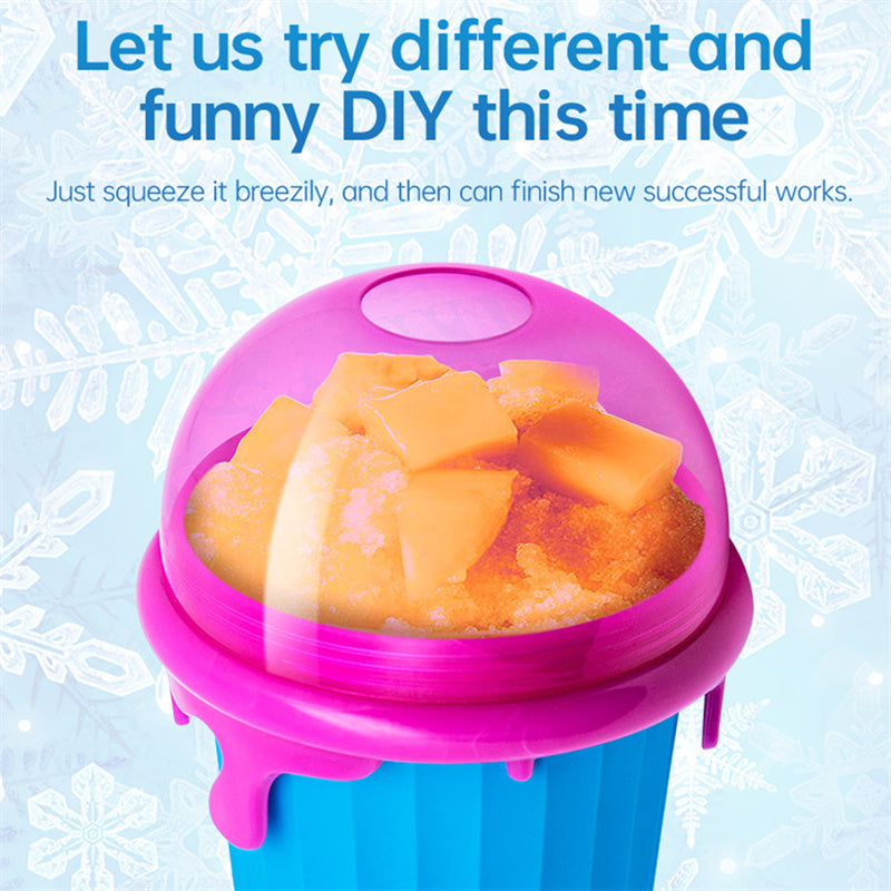 500ml Quick-Frozen Squeeze Slushy Maker Cup