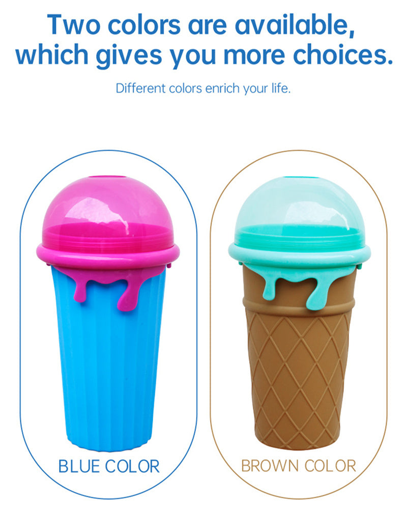 500ml Quick-Frozen Squeeze Slushy Maker Cup